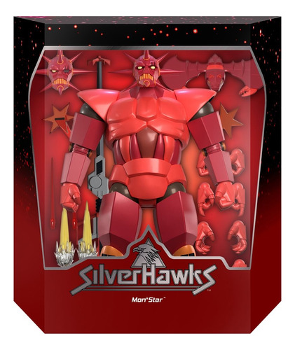 Super 7 Ultimates Mon Star Silver Hawks