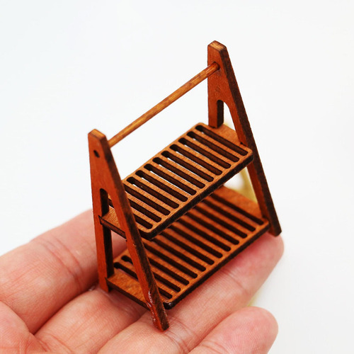 2 Mini Estante De Pan Estante De Almacenamiento Marron