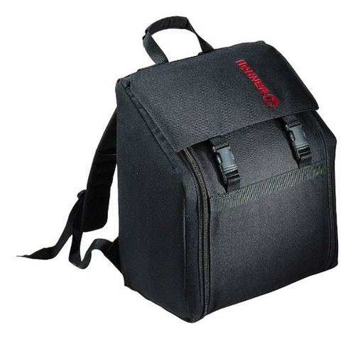 Acordeón Diatónico Hohner 3100gb Panther Negro Con Caja Y Pa Negro