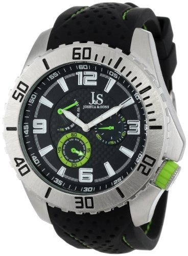 Joshua  Sons Mens Js53gn Reloj Multifuncional De Tono Platea