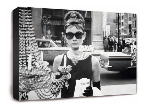 Audrey Hepburn - Desayuno En Tiffany - Cuadro Sobre Acrílico