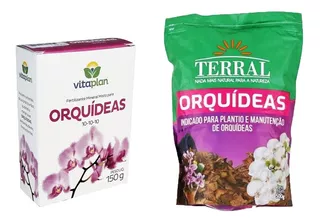 Kit Fertilizante Orquídeas 10-10-10 150g+ Sub Orquídeas 500g