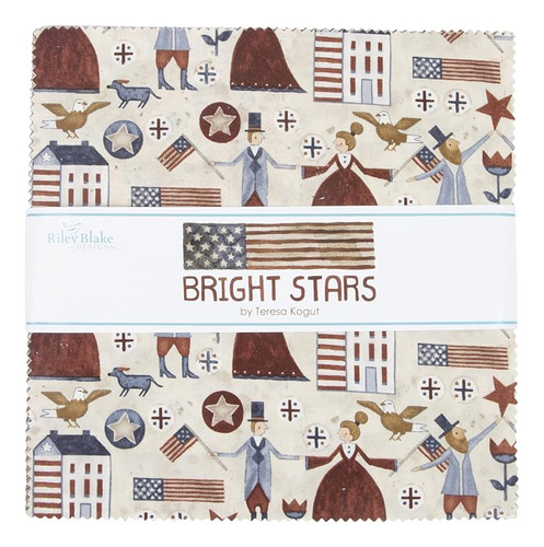 Teresa Kogut Bright Stars Apilador De 10 Pulgadas 42 Cuadrad