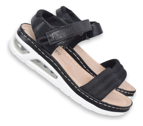 Sandalias Mujer Massimo Chiesa Alice Velcro Cámara De Aire