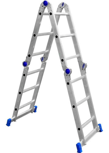 Escada Alumínio Profissional Articulada 3x4 - 12 Degraus