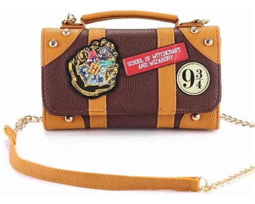 Bolsa Cartera Harry Potter Cafe Hogwarts Cadena Con Envio