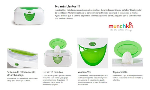 Calentador De Pañitos Humedos Munchkin #1 En Venta En Usa