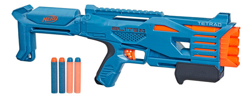 Nerf Elite 2.0 Tetrad Qs4 4 Cañones 4 Dardos Hasbro