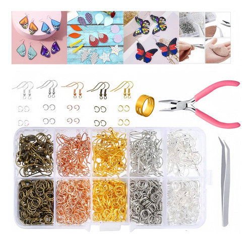 V Kit De Suministros For Hacer Aretes De Bricolaje De 1128