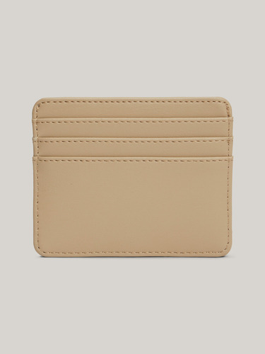 Tarjetero Con Logo Monogram Beige Tommy Hilfiger