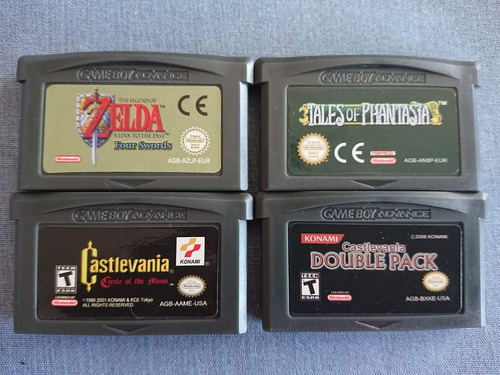 Juegos Gameboy Advance Nuevos :castlevania, Zelda, Tales Of