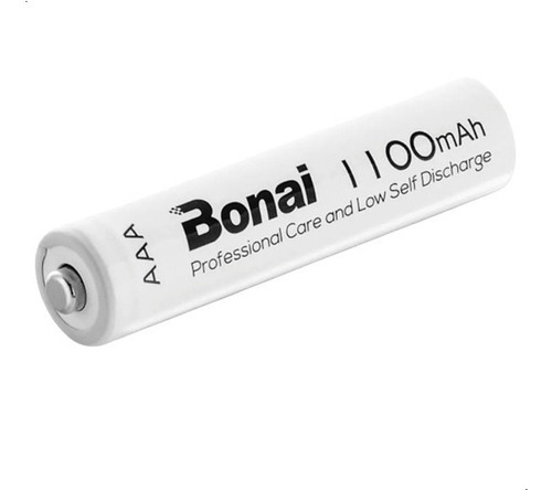 Imagen 1 de 3 de Pack X4 Pilas Recargables Aaa 1100mah Bonai