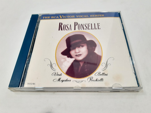 Rca Victor Vocal Series: Rosa Ponselle - Cd 1989 Usa Mint