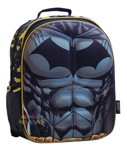 Mochila Espalda 16p Liga Batman Superman Flash Musculos 3d