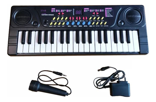 Organo Eléctrico Con Micrófono 37 Teclas Piano Juguete