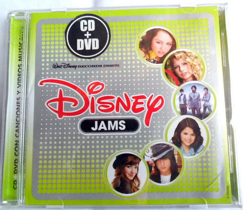 Cd + Dvd Disney Jams Jonas Brothers Miley Cyrus Taylor Swi 