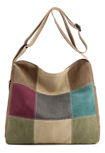 Bolso Bandolera Clash Crossbody De Lona Para Mujer