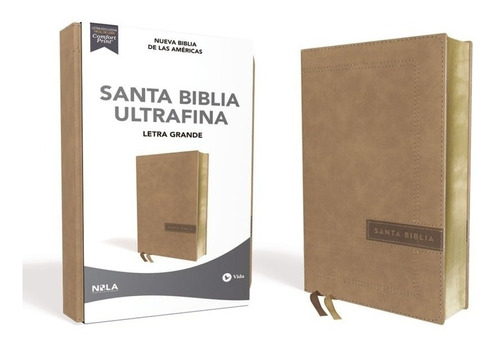 Biblia Nbla Letra Grande Tamaño Manual Imit. Piel Beige