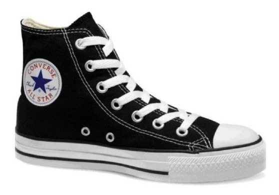 converse en bota negras