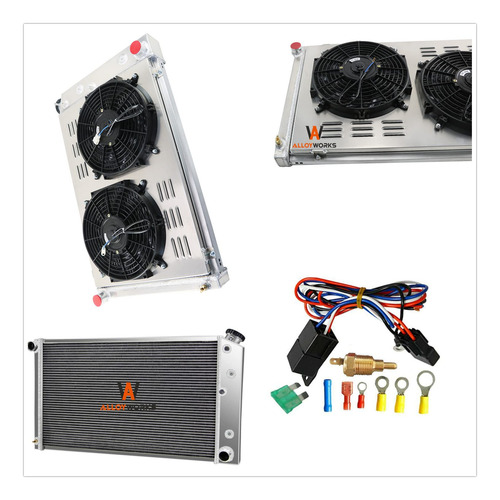 Kit De Relé De Ventilador De Aluminio Para Chevy C K Pickup