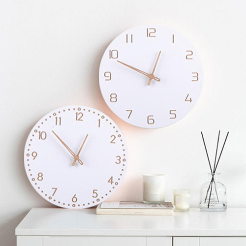 Reloj De Pared De Madera Reloj Decorativo Silencioso Para A
