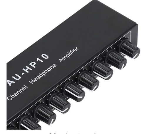 Amplificador De Audio Au-hp10 Para Auriculares De 10 Canales