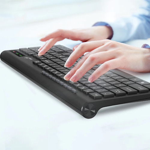 Teclado Inalambrico Genius Slimstar 7230 Black - Revogames