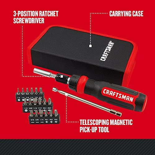 Craftsman Destornillador De Trinquete, Juego De Varias 26