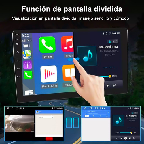 Auto Estéreo Para Fiat Uno 2014-2020 4+64g Carplay Ahd Wifi