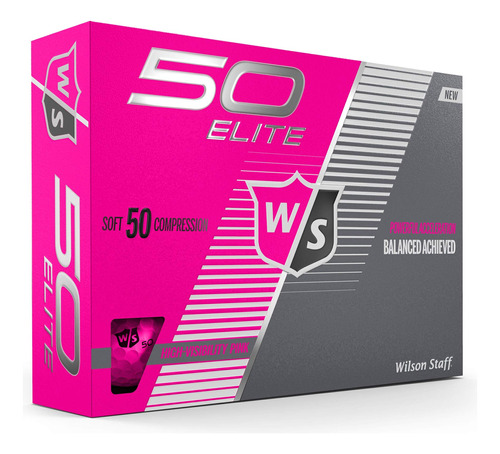 Staff Fifty Elite Pelota Golf Color Rosa