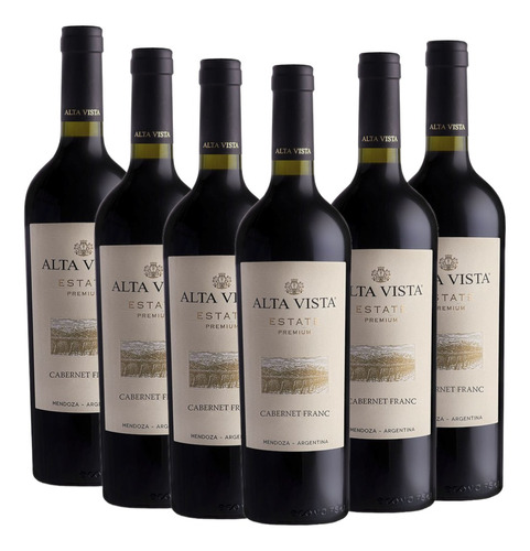 Caja X 6 Alta Vista Estate Premium Cabernet Franc 750 Ml 