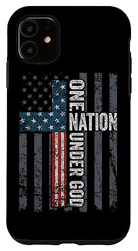 Funda Para iPhone 11 One Nation Under God - Christian Usa Cr