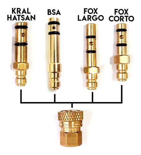 Pico Carga Pcp Acople Foster De Bronce - Modelos