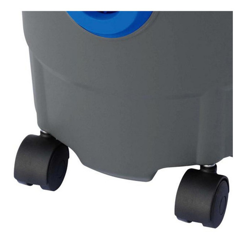 Imagen 2 de 5 de Aspiradora De tacho Sindelen APA-1000GR 12L gris y azul 220V-240V 50Hz