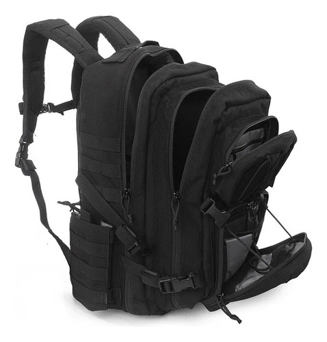 Mochila Wolf Cargo Preta Cordura® Ykk® - 2ª Geração Cor Preto
