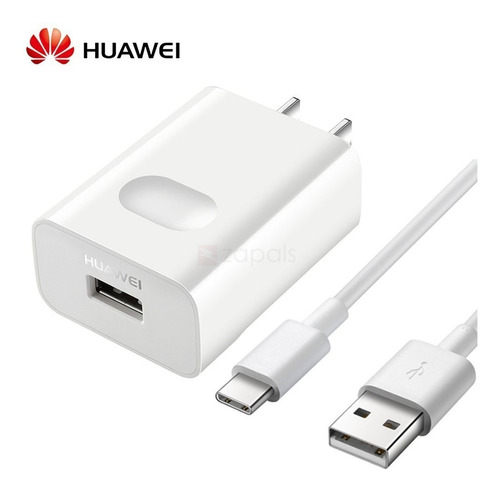 Imagen 2 de 2 de Cargador Huawei Super Carga Original Tipo C P20 Pro P10 Plus