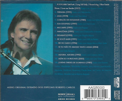 R90 - Cd - Roberto Carlos - Duetos - Fagner - Fafa - Erasmo