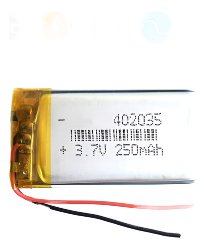 Bateria Lipo Litio Recargable 3.7v 250mah Mp3 Pic Arduino