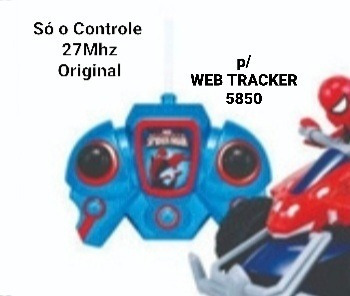 Web Tracker 5850-  Spiderman - Só O Controle 27mhz Original