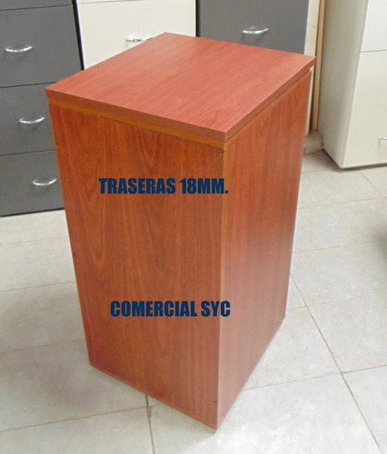 Imagen 3 de 3 de Mueble Kardex 3 Cajones Kardex Madera 3 Cajones Cajonera 3 C