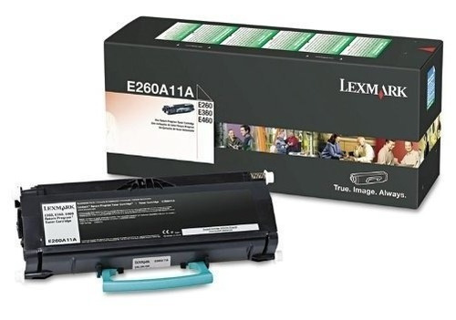 Lexmark E260a11a E260a11a Tóner, 3500 Página-rendimiento,