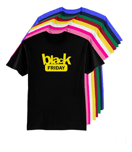 Camiseta Camisa Black Friday Promocional Uniforme Loja Md3