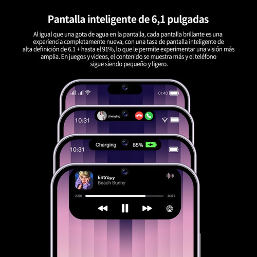 P Celular Android I13 Pro Max Blanco 6.3 En