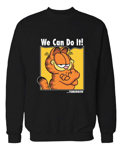 Buzo We Can Do It Garfield Memoestampados