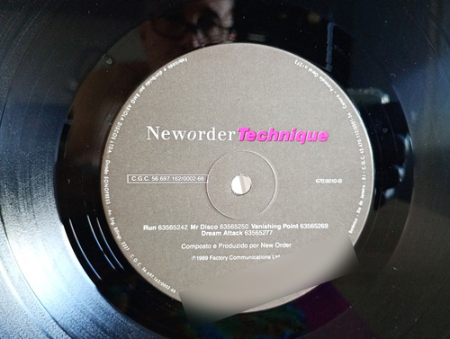 New Order - Technique (1989) Lp Vinil Simples Brasil (Usado)