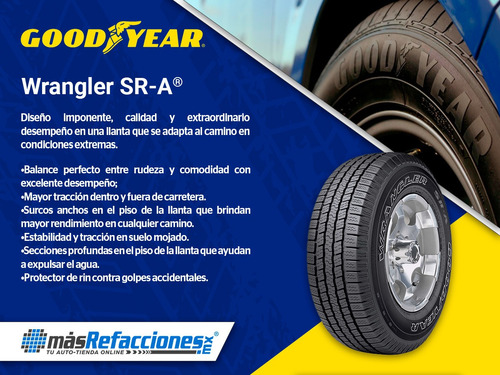 Kit 4 Llantas 275/60r20 114s Goodyear Wrangler Sr-a