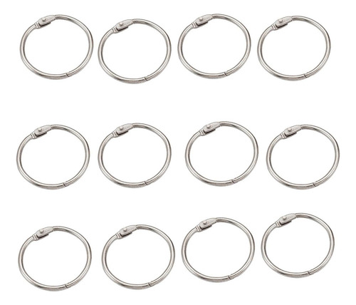 12 Uds Anillos Para Encuadernación De Anillos Para Cortina