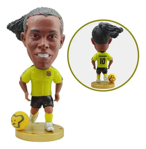 Mini Craque Ronaldinho Gaúcho Barcelona - Miniatura Futebol