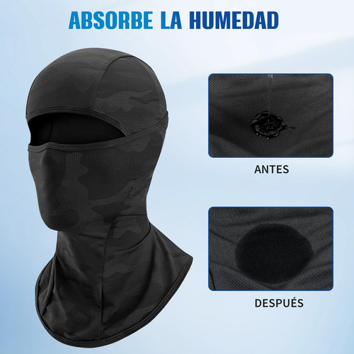Balaclava Solar Respirável Uv Polainas Para Pescoço Para