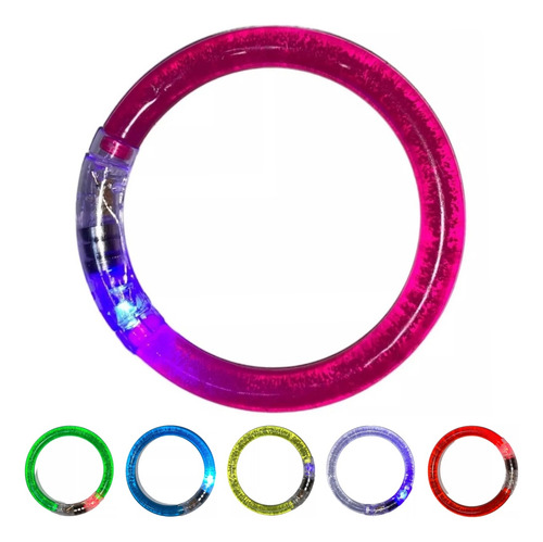 120 Pulseras Luz Led Luminosa Colores Fiesta Evento Batucada